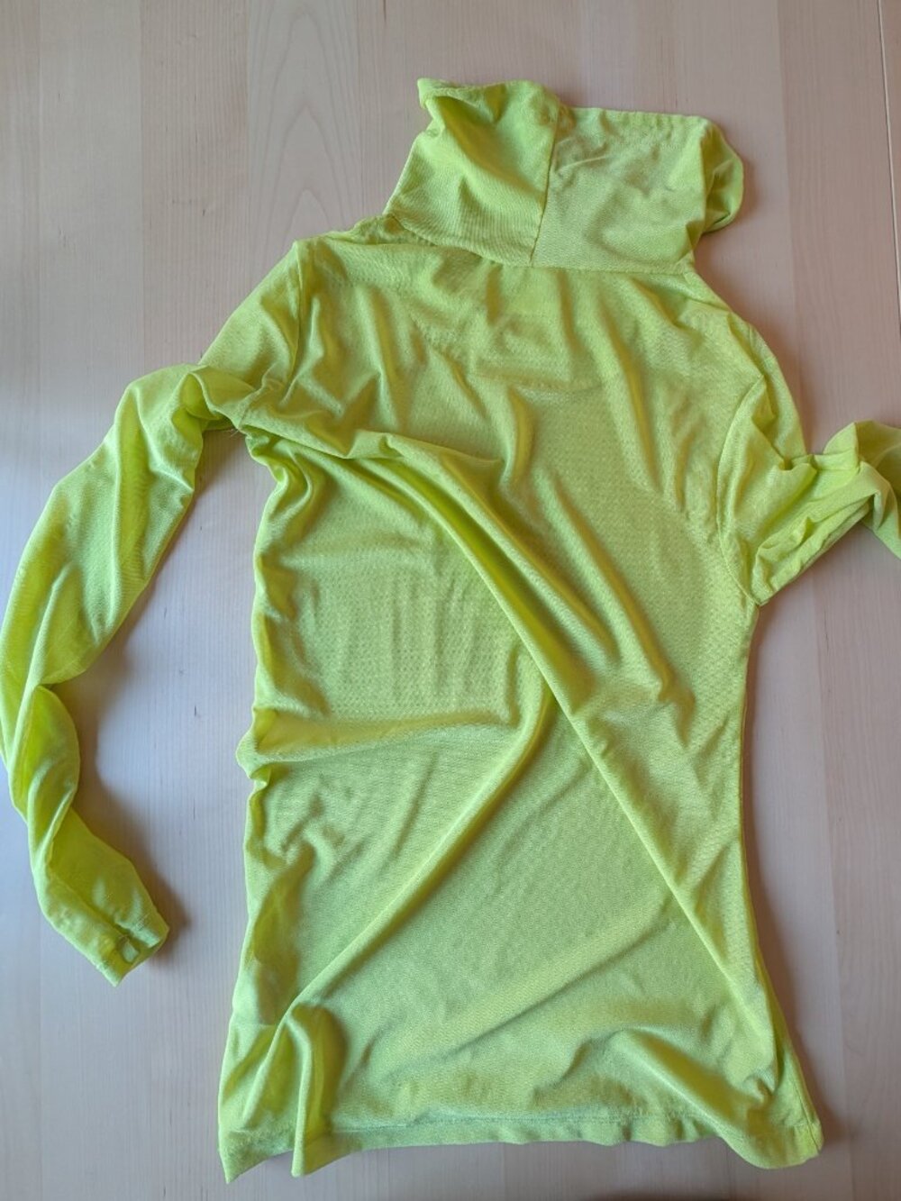 Open YY Green Drawstring Turtleneck - Picture 5 of 7